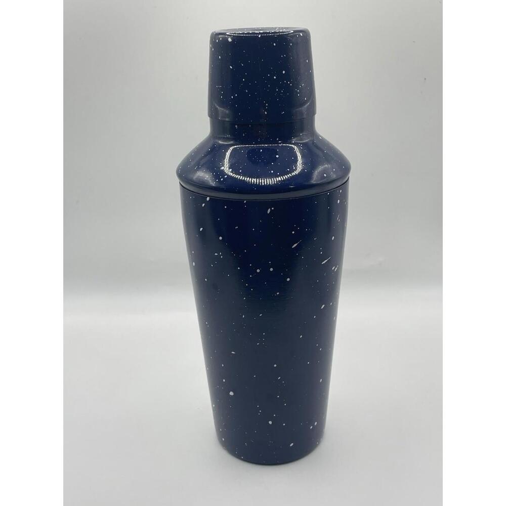 Foster & Rye Enamel Cocktail Shaker - Blue - Picture 2 of 6